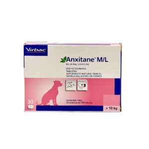 ANXITANE M,L CAJA 30 TABLETAS > 10 KGS