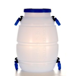 BOTE LECHERO DE PLASTICO DE 45 LTS.