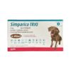 SIMPARICA TRIO 72MG 1X3 TABS (40.1-60KG) Café