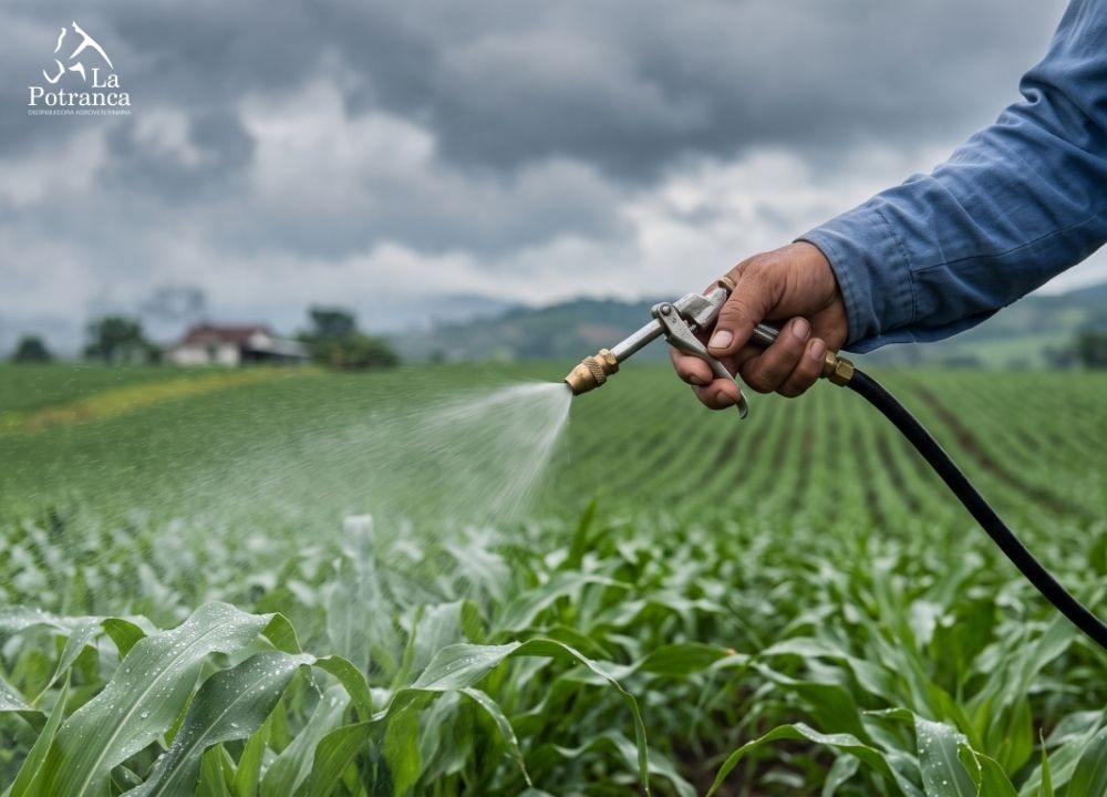 El uso de agroquímicos en temporada de lluvias.